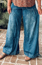 Goldie Ankle Drawstring Denim | Dark
