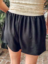Smocked Airflow Shorts | Black