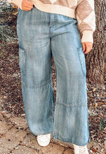 Cargo Wide Leg Denim