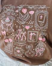 Vintage Doodle Valentine | Brown