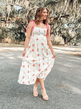 Scalloped Tile Maxi Dress | Pink