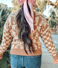 Checkered Gingerbread Sweater | Khaki