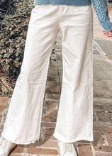 Nancy Wide Leg Pant | White