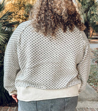 Patterned Cozy Sweater | Cream