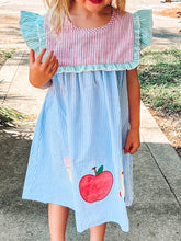 School Days Embroidered Cotton Dress