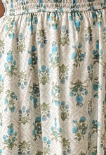 Floral Tile Smocked Dress | Blue