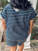 Perfect Prep Striped Set | Navy