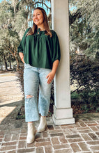 Perfect Airflow Bow Top | Green