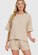 Corded Short Set | Sand