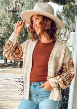 Carter Crochet Cardigan | Beige