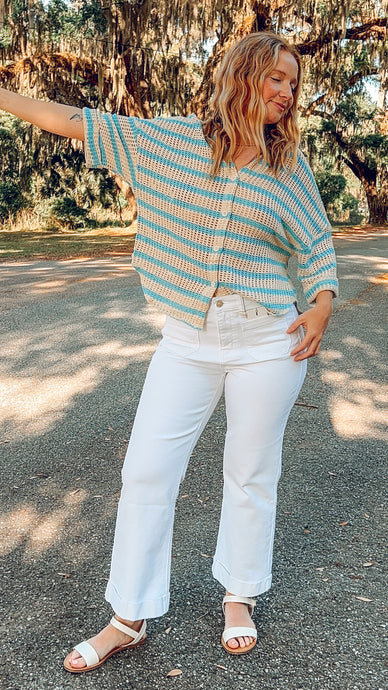 Summer Crochet Knit | Aqua