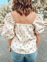 Spring Dot Top | Taupe