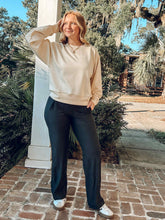 Wide Leg Active Pant | Black