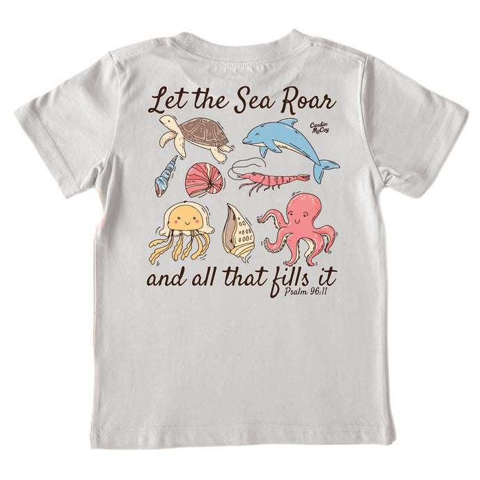 Sea Creatures Short-Sleeve Tee | Ice Gray