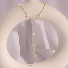 Pearl Y Necklace
