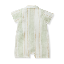 Coastal Striped Boy Romper