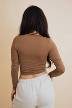 Long Sleeve Crop | Mocha