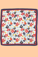 Floral Printed Navy Scarf