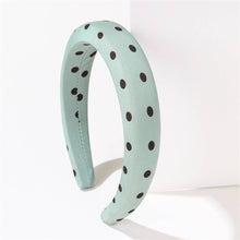 Polka Dot Padded Headband | Ivory