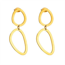 Abstract 18K Coated Earring | Gold