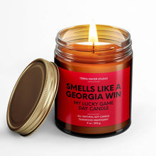 Smells Like A Georgia Win Game Day Candle | Teakwood + Mahogany