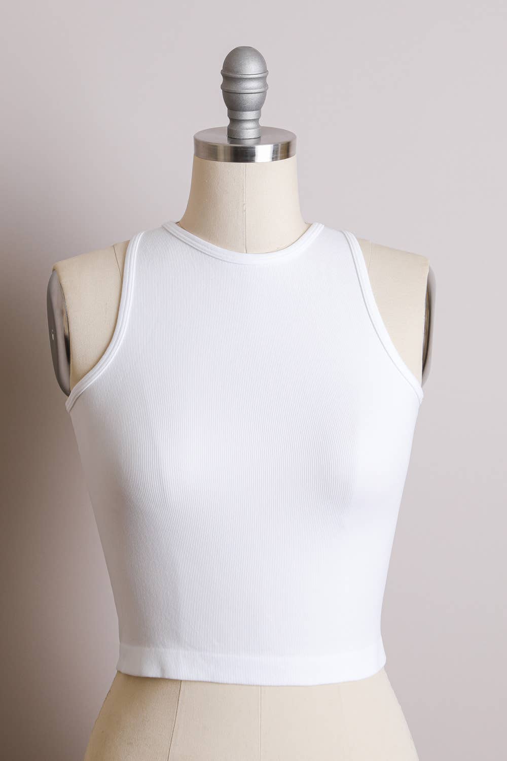 High Neck Brami | White
