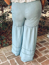Go With It Tiered Pant | Blue