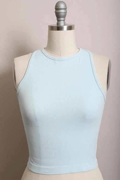 High Neck Brami | Blue