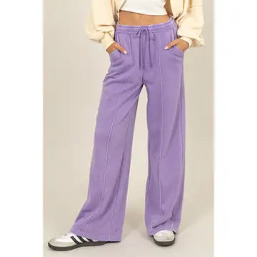 High Waist Sweatpant | Purple