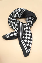 Checkered Bandana Scarf | Black