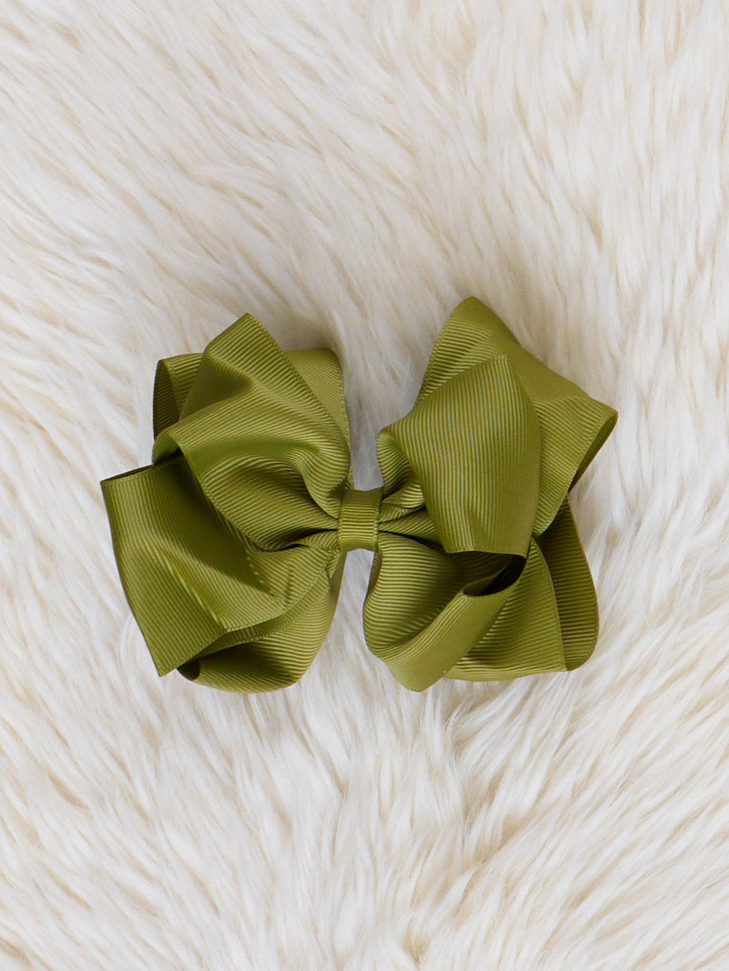Double Layer Bow 5 Inch | Army Green