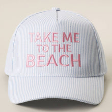 Take Me To The Beach Seersucker | Pink