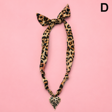 Printed Scarf Necklace