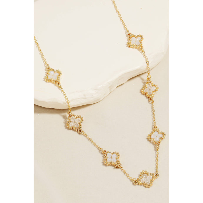 Clover Station Chain Necklac