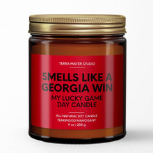 Smells Like A Georgia Win Game Day Candle | Teakwood + Mahogany