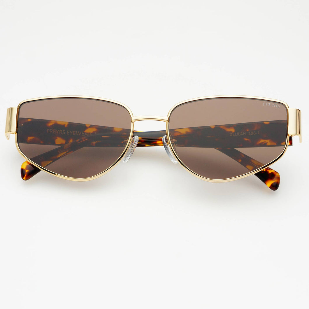 Delilah Womens Sunglasses  | Gold