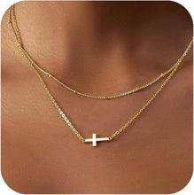 Cross Necklace | Gold