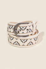 Embroidered Flower Decor Belt | Khaki