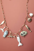 Ocean Porcelain Fish Necklace