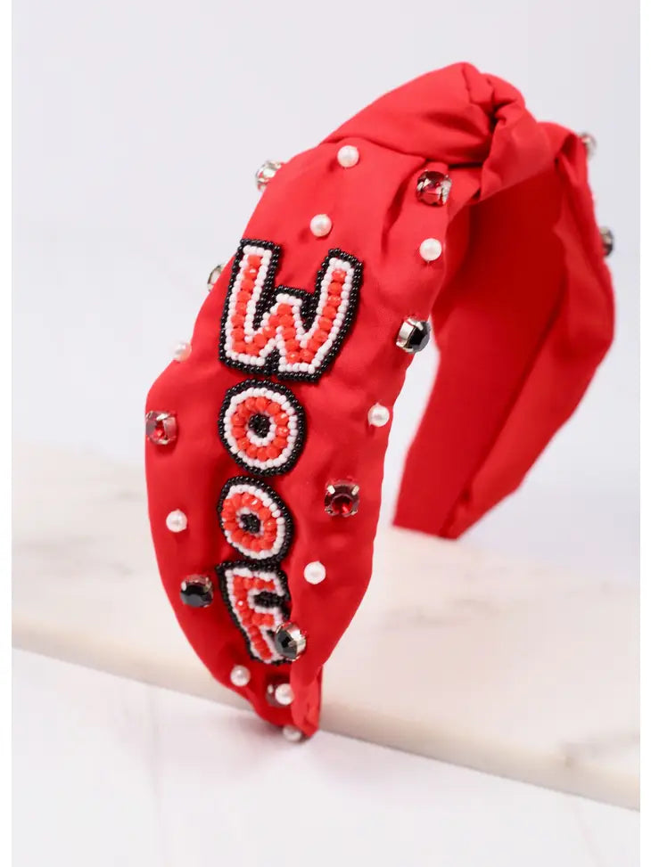 Woof Headband | Red