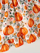 Sweet Floral Pumpkin Dress | Cream