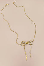 Bow 18K Coated Necklace | Gold