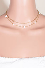 Pearl Clover Charms Layered Necklace