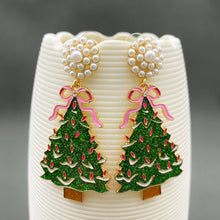 Christmas Tree Dangle Earrings