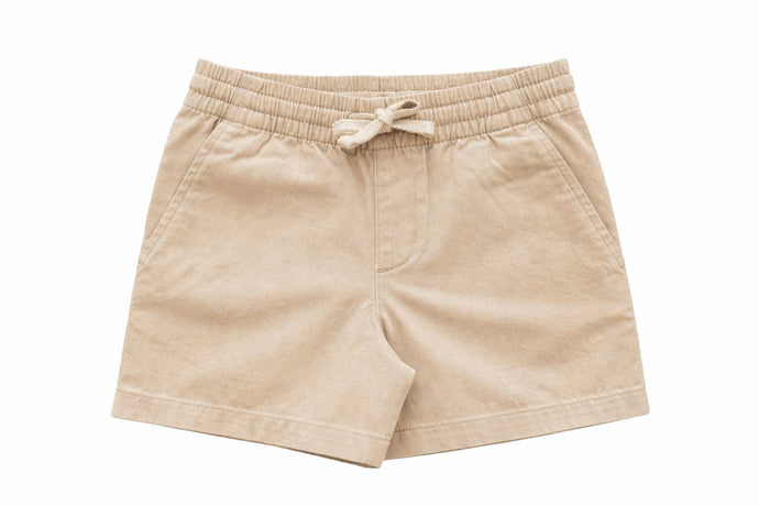 Khaki Cotton Short | Khaki