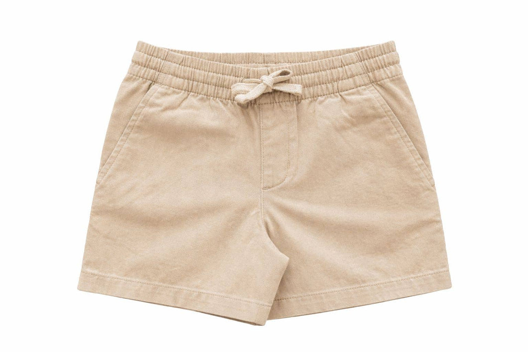 Khaki Cotton Short | Khaki