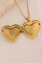 Heart Locket Necklace | Gold