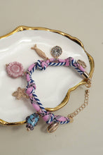 Corded Charm Fish Bracelet