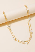 Clover Charms Layered Necklace | Gold