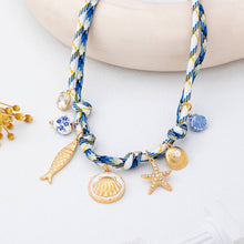 Rope Charm Seashell Necklace
